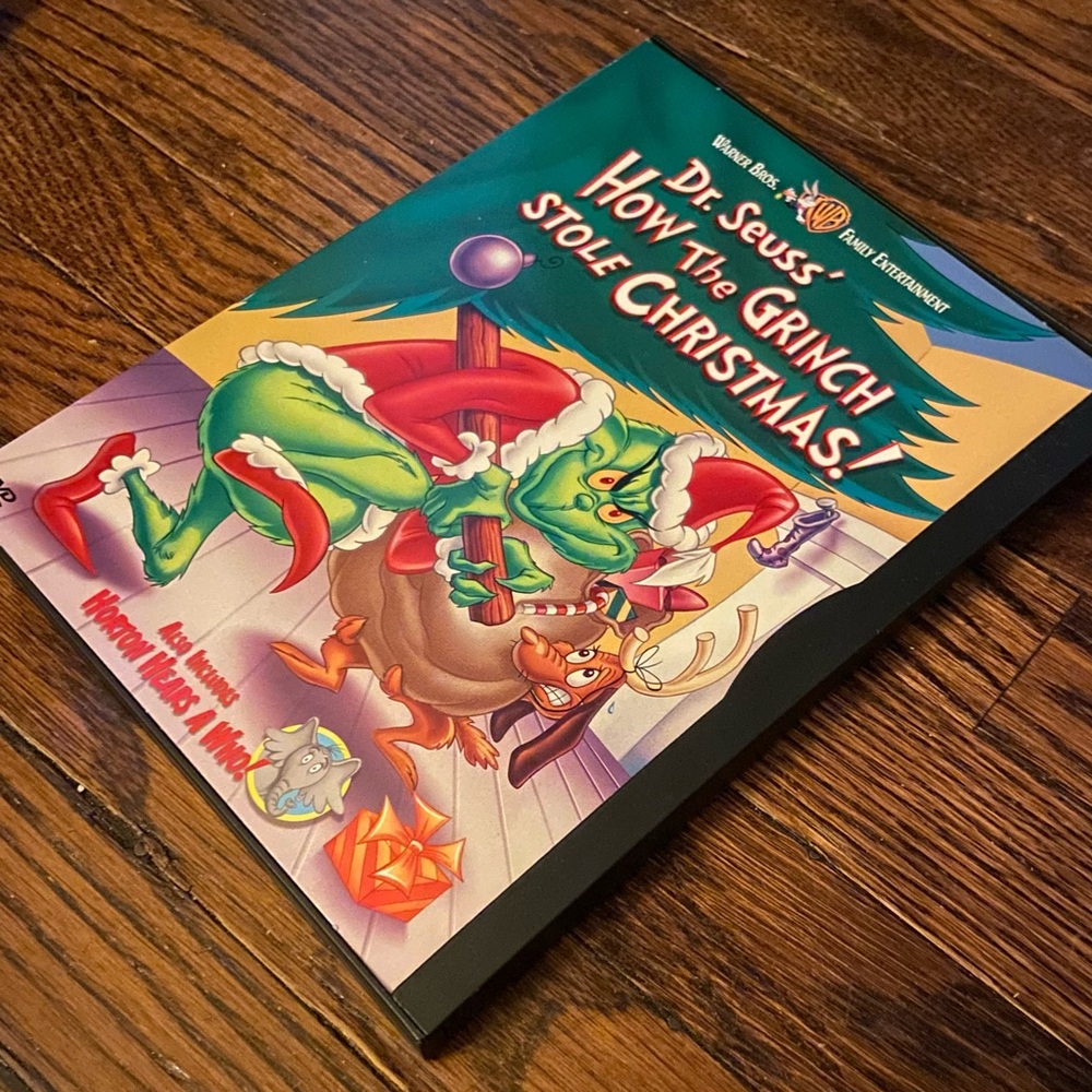 Dr. Seuss How the Grinch Stole Christmas DVD.